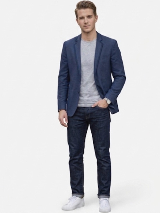 Zara Other - Zara Deep Blue Men's Blazer